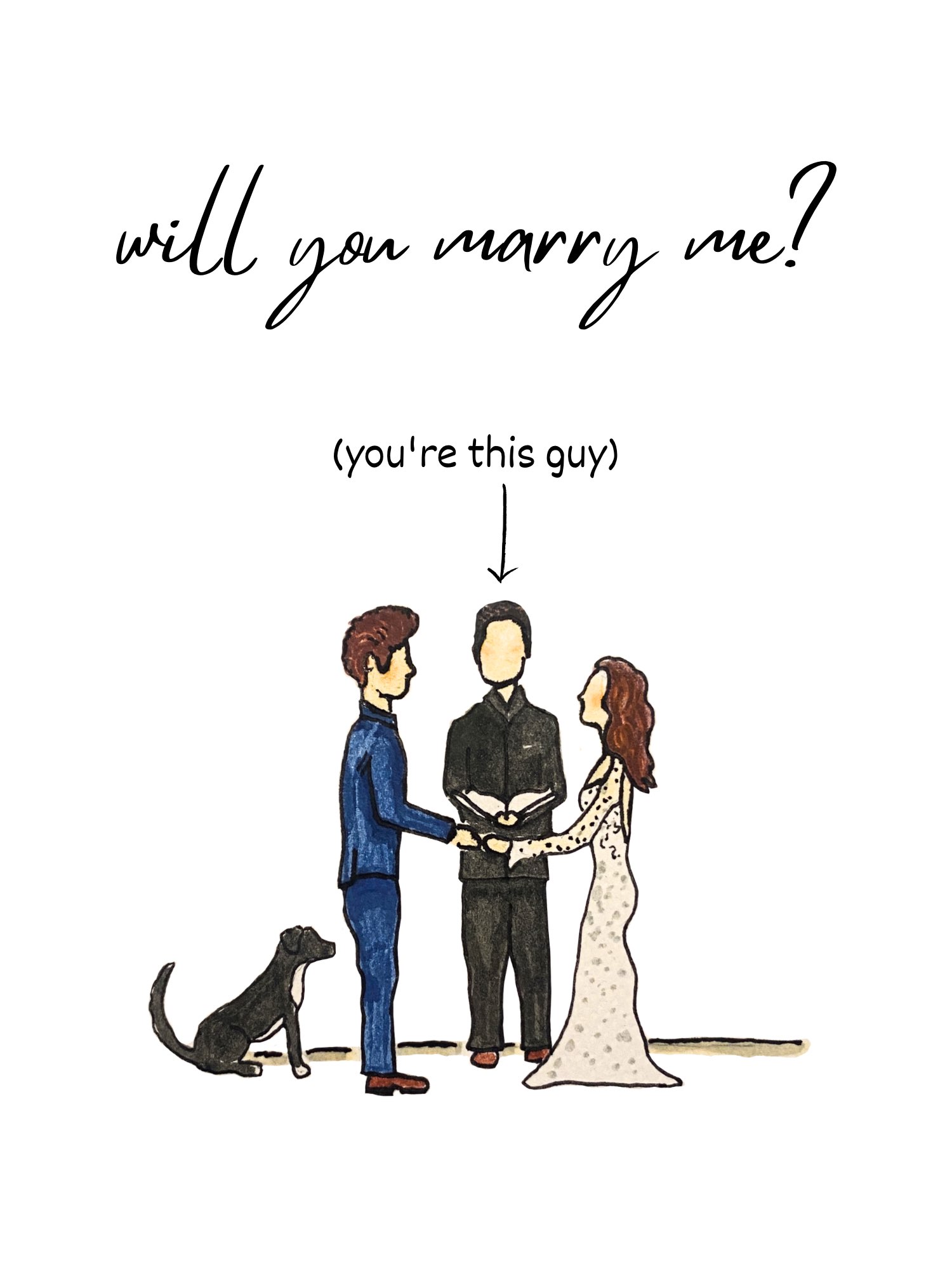 I mean, will you officiate our wedding?